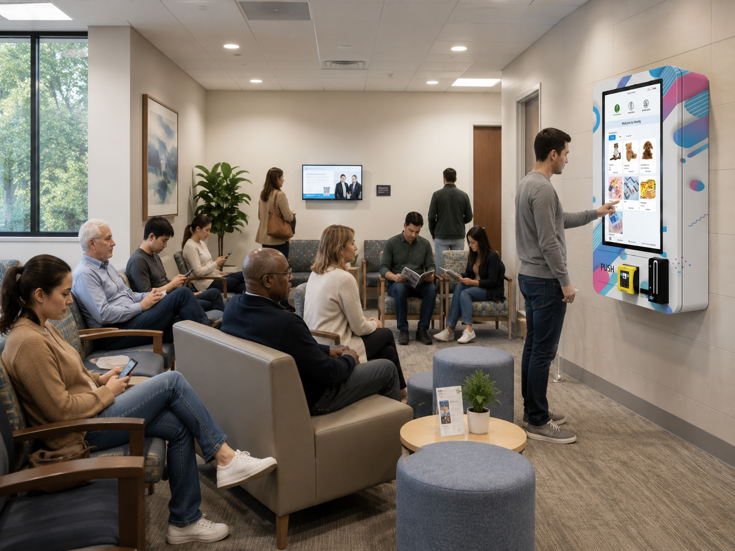 Smart office lobby